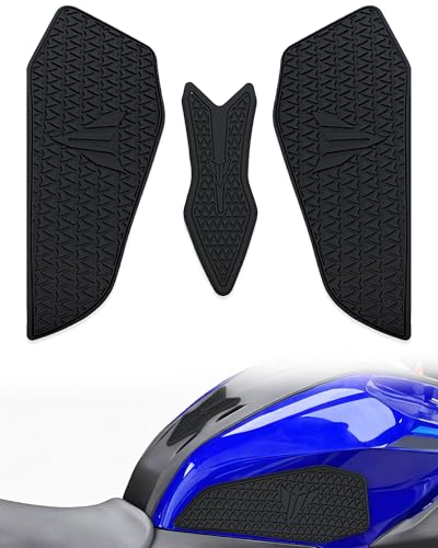 Motorcycle SideTank Pad Compatible with Kawasaki 2025 MT-07 MT07,Anti-Slip Scratch-Resistant Protector Sticker (pre-Applied Adhesive) Knee Grip Traction Pad