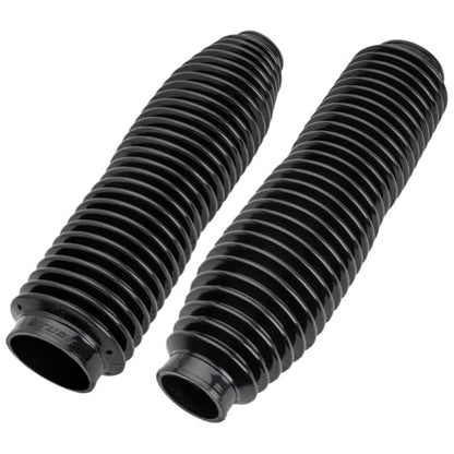 Tusk Motorcycle Rubber Fork Boot Covers (350mm Length x 41mm Top x 58mm Bottom) - size: 350mm Length x 41mm Top x 58mm Bottom