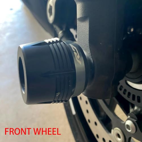Compatible with R7 2025 YZF R7 2024 2023 YZFR7 2022 2021 YZF-R7 Motorcycle Front Rear Fork Wheel Axle Slider Wheel Frame Slider Crash Protector Crash Pads - color: Red