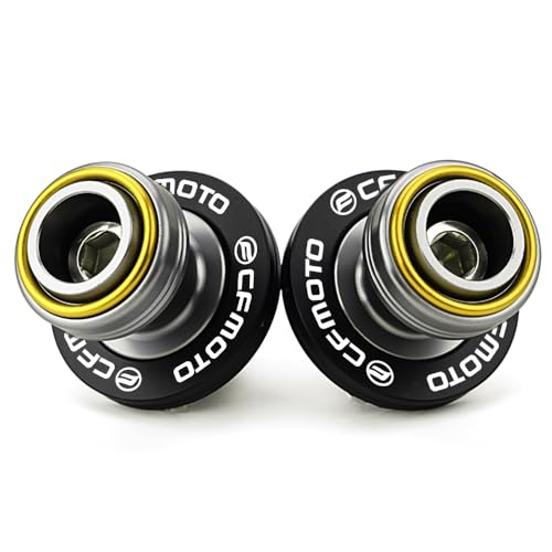 Compatible with CFMOTO Ibex450 Ibex800 300SS 450SS 450NK 450CLC 675SS 675NK 750SS 800NK Motorcycle CNC Swingarm Spools Sliders Stand Screw Paddock Bobbins (Gold) - color: Gold