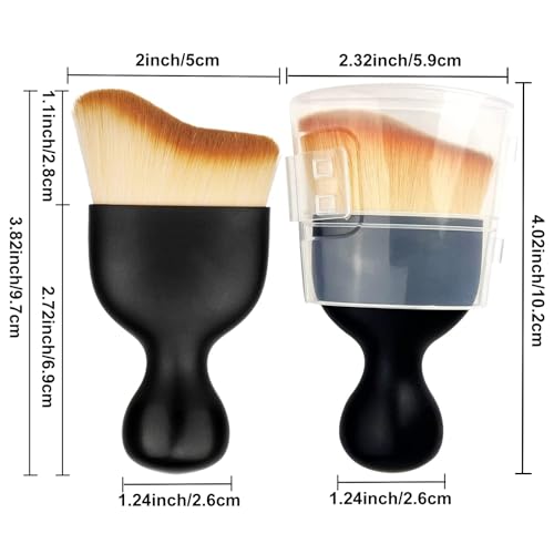 Car Interior Cleaning Brush, Car Interior Cleaning Tool, Car Cleaning Brush Dust Collectors, Curved Design Dirt Dust Clean Brushes, Engine Compartment, Keypads and Dashboard (1)