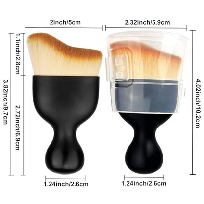 Car Interior Cleaning Brush, Car Interior Cleaning Tool, Car Cleaning Brush Dust Collectors, Curved Design Dirt Dust Clean Brushes, Engine Compartment, Keypads and Dashboard (1)