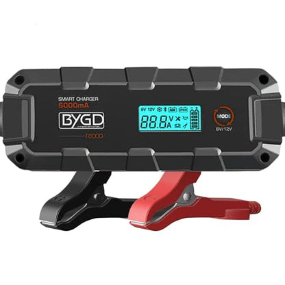 Safety Battery Charger - 6V/12V Car Battery Tender & Maintainer with Recondition Mode and Six-Fold Safety Protection, for Lead-Acid & Lithium Batteries