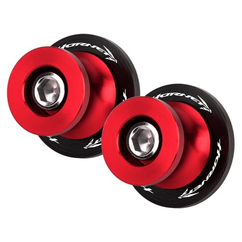 M8 Motorcycle Rear Swingarm Bobbins For CB750 Hornet 23-25 Swingarm Spools Protectors Spool Sliders CNC Aluminum cb750 hornet Accessories (Red) - color: Red