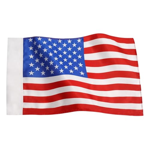 Motorcycle Flags 6X9,Motorcycle American Flag,Double Sided Double Stitched Motorcycle Flag - color: red