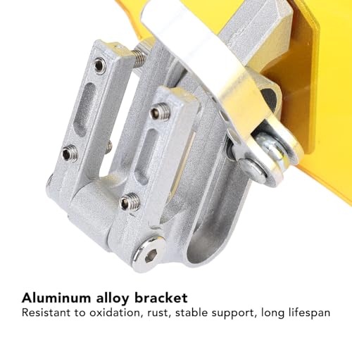 Motorcycle Windshield, Adjustable Windshield Extender, Acrylic Heightened Clip On Wind Deflector Windscreen Extension for Motorbike (Yellow) - size: Yellow