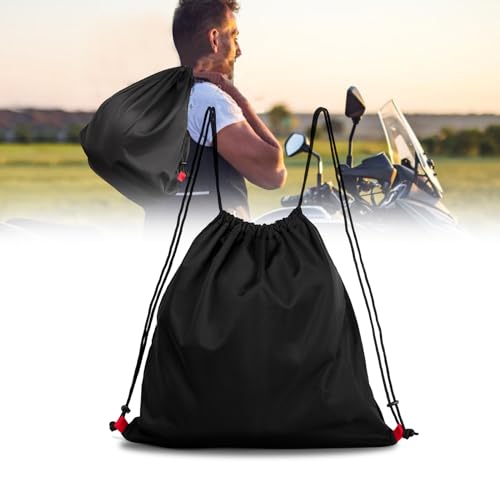 Drawstring Helmet Bag, Motorcycle Helmet Storage Bag Large Capacity Welding Helmet Bag For Ski Snowmobile Dirt Bike Motocross Bicycle Racing Skiing Cycling Riding Sports Helmet