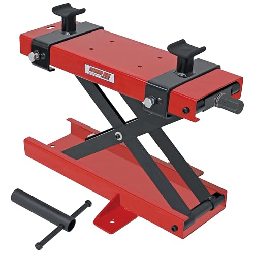 Extreme Max 5001.5047 1100 lb. Motorcycle Scissors Jack - Narrow | 1100 lb. Capacity
