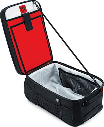 Kuryakyn 5216 XKursion XW Porter Trunk Bag, Weather Resistant Motorcycle Travel Bag: Rolling Carry On Luggage, Black