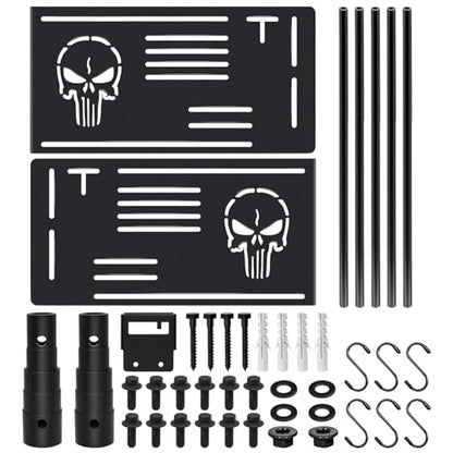 Tour Pack Trunk Wall Mount Storage Luggage Rack for Harly Davidson Road Glide/Road King/Street Glide/Electra Glide, Replace# 93100005 (Multifunctional) - style: Multifunctional