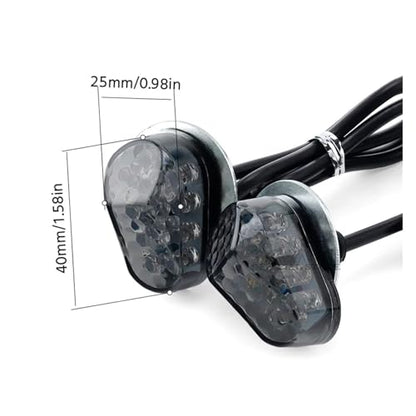 2025 LED Turn Signal Light Flasher Compatible With YAMAHA YZF R7 R6 R1 R1M YZFR7 YZFR6 Motorcycle Accessories Flashing Lamp Indicators