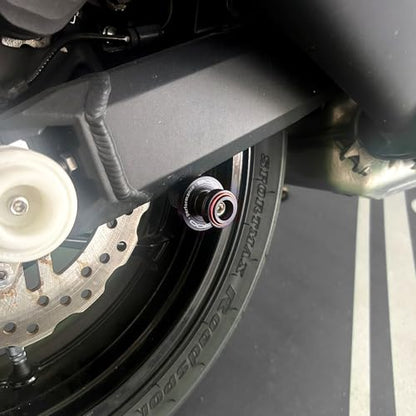 Fit For Kawasaki Z900 Z900RS Z900SE Z 900 2017-2022 2023 2024 2025 Motorcycle CNC Swingarm Spool Sliders Stand Screw Swing Arm Sliders (Red) - color: Red