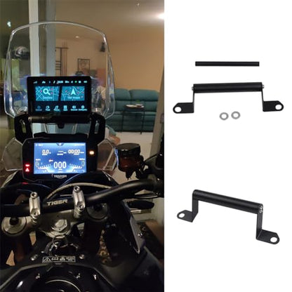 Motorcycle Navigation GPS Bar Mount Bracket for Tiger 900 GT PRO Tiger 900 Rally PRO 2020 2021 2022 2023 2024, 12mm 22mm Expansion Crossbar Mobile Phone Stand Holder Support Accessories