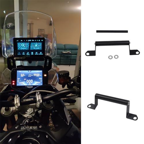 Motorcycle Navigation GPS Bar Mount Bracket for Tiger 900 GT PRO Tiger 900 Rally PRO 2020 2021 2022 2023 2024, 12mm 22mm Expansion Crossbar Mobile Phone Stand Holder Support Accessories