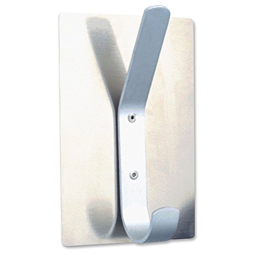 Magna Visual Magnetic Satin Steel Coat & Hat Hook – Heavy-Duty 10 LB Capacity – Ideal for Home, Office & School – Sleek Nickel-Plated Finish - size: 10 LB Capacity