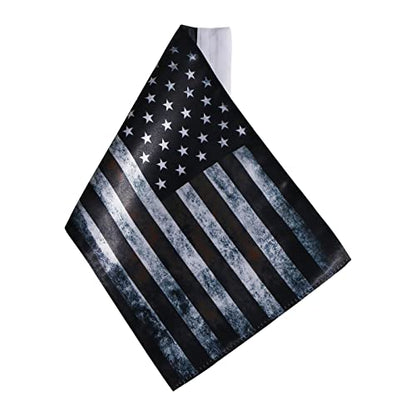 Motorcycle Antique American Flag Replacement 6" x 10" For 3/8 Diameter Pole, Double-Sided Sewing UV Coated US Flag - color: American Flag B