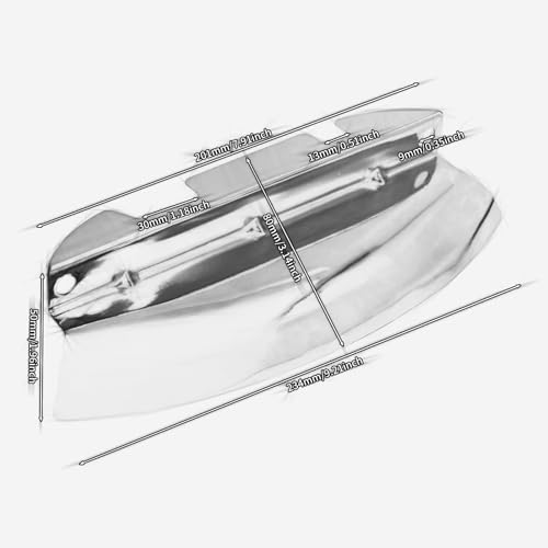 Motorcycle Lower Triple Tree Wind Deflector Fit for Harley Touring Electra Glides Road Glides Road Kings Street Glides 2014-2024 (Chrome) - color: Chrome