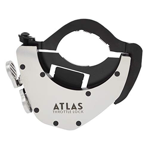 ATLAS Throttle Lock - A Motorcycle Cruise Control Throttle Assist, POLISHED (Bottom Kit) - size: Bottom Kit