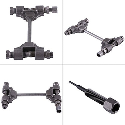 Walfront Universal Motorcycle Timing Cam Chain Breaker Motorcycle Chain Breaker Cut Rivet Tool Removal Repair Kit for remove motorcycle cam chains