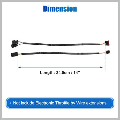 14" Handlebar CAN Bus Circuit Wire Extension Harness for Harley Dynas Electra Glide Road Glide Sportster Handlebar Wire Extension Switch Wiring Harness Replacement Car Parts