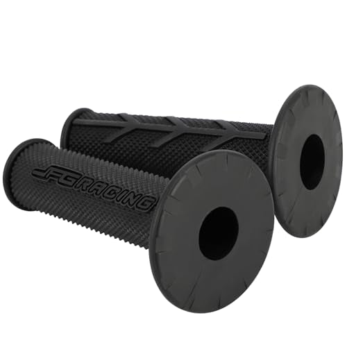 JFG RACING 7/8" Motorctcle Grips,22mm 24mm Non Slip Dirt Bike Hand Handlebar Glue Universal for Most Pit Bike Motercross KLX KX EXC XC SX CRF CR YZ WR DRZ RMZ 50 85 100 150 250 350 450 - color: black