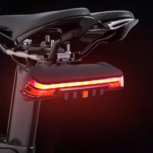 JINKEY Bike Turn Signals,Bright Bicycle Turn Signals Front Back IPX5 Waterproof Wireless Remote Control Rear Bike Light USB Rechargeable LED Bike Flashlight for Mountain Bike,Bicycle,Scooter - color: Style 3