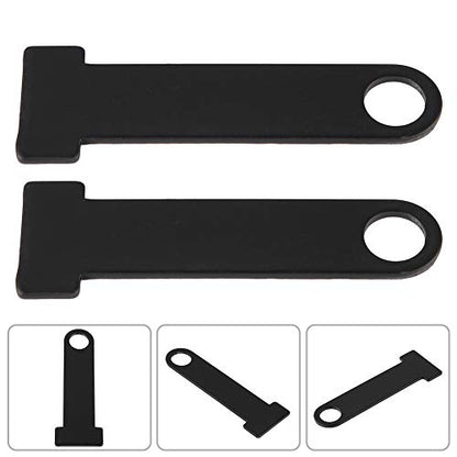 KIMISS Strap D Ring Lock Motorcycle Parts and Accessories Bike Riding Gear Stainless Steel Universal Hanger (Black)