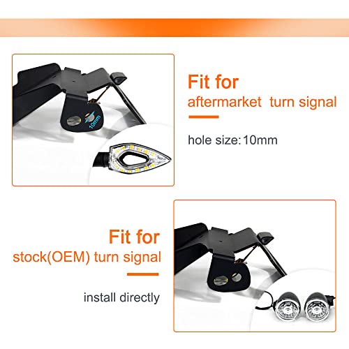 Xitomer Tail Tidy Fit for RA1250S Pan America 1250 / Special 2021-2026, Fender Eliminator with LED Light, Compatible with OEM/Stock Turn Signal