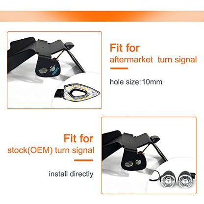 Xitomer Tail Tidy Fit for RA1250S Pan America 1250 / Special 2021-2026, Fender Eliminator with LED Light, Compatible with OEM/Stock Turn Signal