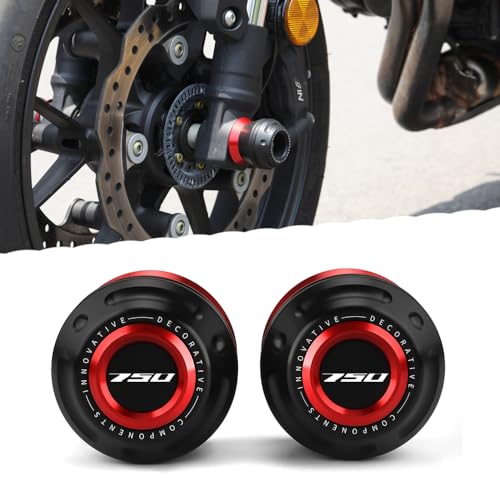 Motorcycle 2025 CB750 Fork Sliders Fit For CB750-2023 2024 2025 All Year Wheel Axle Frame Sliders 2023 CB750 Wheel Protect 2025 CB750 Accessoris 2024 CB750 Accessoris 2025 Red - color: red, size: Front-CB750