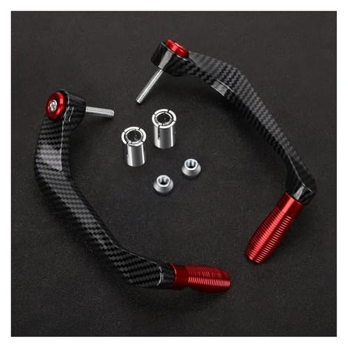Handlebar Brake Clutch Lever Guard for Ya&maha YZF R1 R3 R6 R15 R125 R25 YZFR6 2025 2024 2023 22 Motorcycle Handlebar Grips Guard Brake Clutch Levers Protector - color: Red