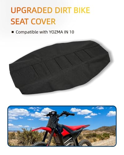 Ebike Seat Cover for Yozma in 10 Electric Dirt Bike, Anti-Slip and Waterproof, Thickened Seat Cover for Yozma in 10 Electric Motorcycle, Ebike Upgraded Replacement Part, Black - color: Black