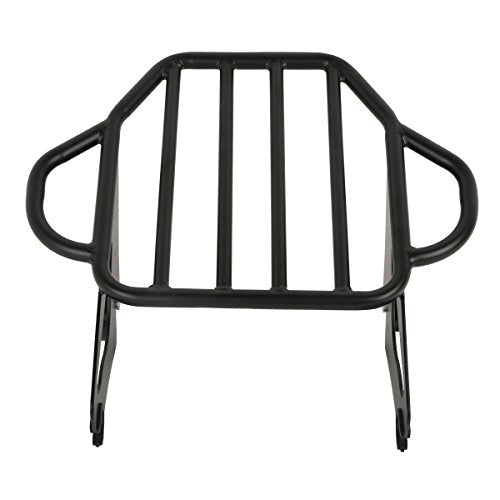 XFMT Motorcycle King Detachable Two-Up Luggage Rack for Harley Touring Road King Street Glide Road Glide Electra Glide 2009-Later, Flat Black - color: Harp-Shape Luggage Rack-Matte Black