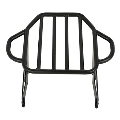 XFMT Motorcycle King Detachable Two-Up Luggage Rack for Harley Touring Road King Street Glide Road Glide Electra Glide 2009-Later, Flat Black - color: Harp-Shape Luggage Rack-Matte Black