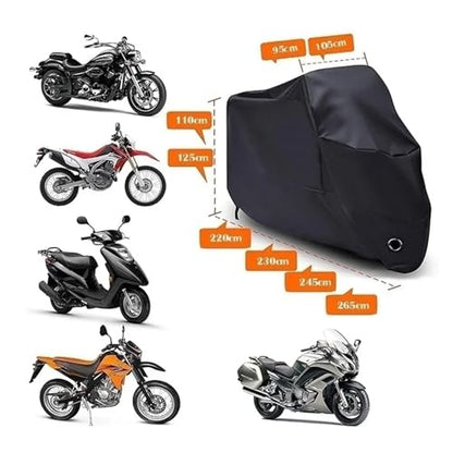 Motorcycle Cover Waterproof Rain and Dust UV(Medium) - color: Medium