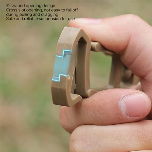 2 Pcs Gloves Belt Clips Hanger Gloves Holder Grabbers Clip Holder Work Clip Keeper Easy to Use Belt Clips Clamp Lightweight Connector - color: A