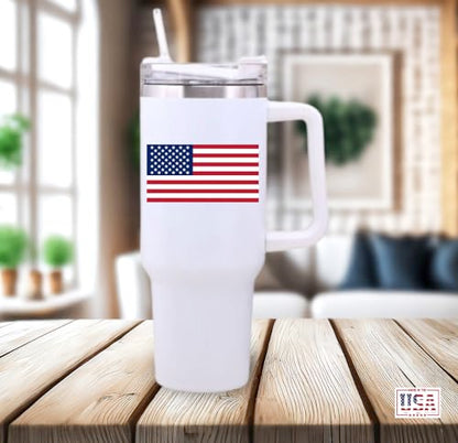 USA American Flag Sticker Decal Screen Printed Vinyl Waterproof Adhesive for Outdoor Indoor Bumper Stickers Window Small Patriotic Tactical Vehicles Helmet (3, 4" Inch)