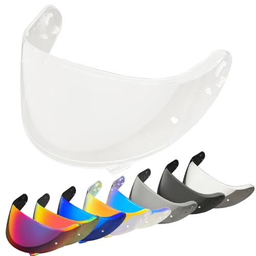 Neotec 2 Helmet Visor Replacement.CNS-3 Motorcycle Helmet Shield UV Protection Compatible with Neotec 2 (Clear) - color: Clear