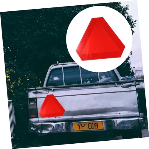 Emergency Slow Moving Vehicle Sign Reflective Safety Tape Triangle for Trucks Trailers
