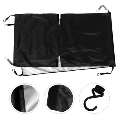 STOBAZA Waterproof Electric Bike Cover 72x250cm with Rainproof Dustproof Protection for Motorcycles, Scooters, and Bicycles Outdoor Weather Shield