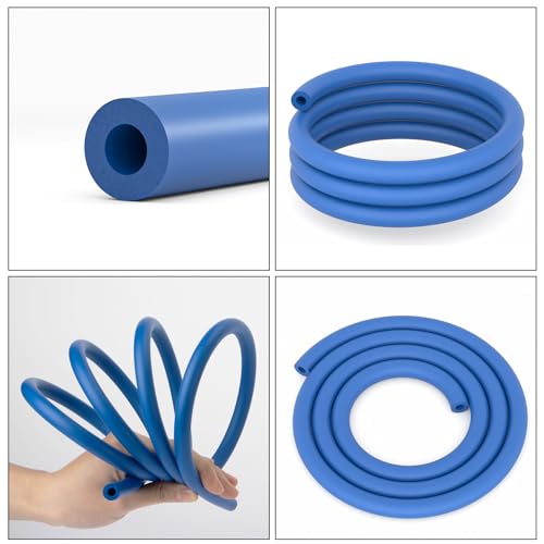 PSLER 63" Bike Foam Sleeve, 6mm for Hydraulic, Shift and Brake Tubes | Internal housing damper foam sleeve fits bike tubes to effectively silence abnormal rattling - color: Blue