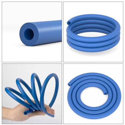 PSLER 63" Bike Foam Sleeve, 6mm for Hydraulic, Shift and Brake Tubes | Internal housing damper foam sleeve fits bike tubes to effectively silence abnormal rattling - color: Blue