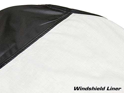 Defender Extreme Motorcycle Half Cover; Waterproof; UltraMax Fabric (DEX-RT1H) - size: Touring Motorcycle Half Cover