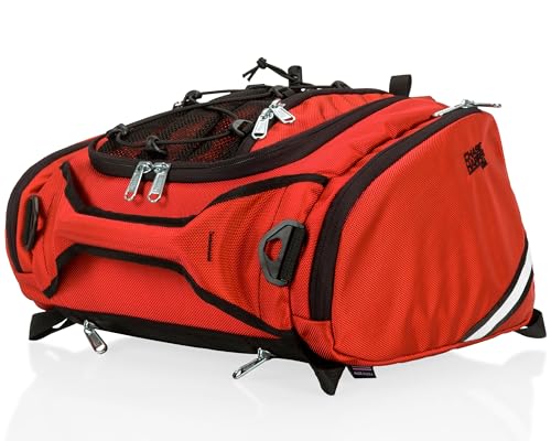 Chase Harper USA 4502 RipStream Tail Trunk - Water-Resistant, Tear-Resistant, Industrial Grade Ballistic Nylon with Adjustable Strap Mounting System for Universal Fit – Red - color: Red, size: Tail Trunk Only