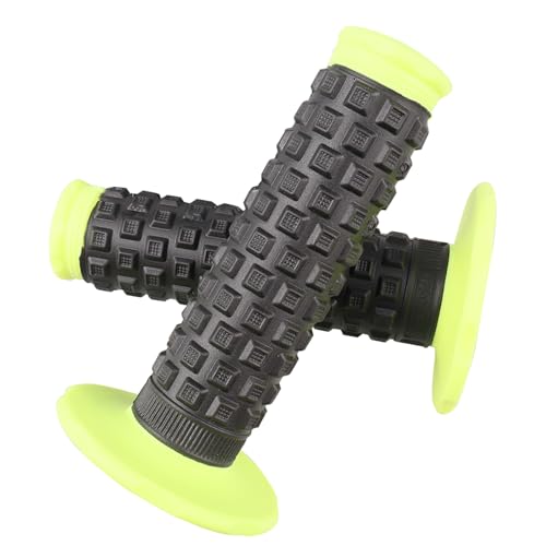 7/8" Dirt Bike Grip Rubber Anti-Slip Universal Motorcycle Grips Handlebar Racing Grip for Motocross Mini Bike Surron Light Bee x Grips KLX110 YZ450F XR50 CRF80 Motocross Grips - color: Yellow
