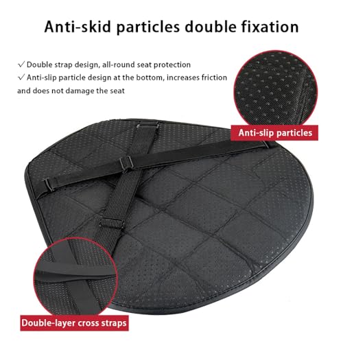 Motorcycle Seat Cushion for Kawasaki KLR 650 1987-2024-pr, Comfortable Breathable Shock Absorption Motorcycle Seat Pad Soft Motorbike Seat Cushion for Long Rides