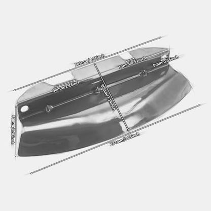 Motorcycle Lower Triple Tree Wind Deflector Fit for Harley Touring Electra Glides Road Glides Road Kings Street Glides 2014-2024 (Black) - color: Black