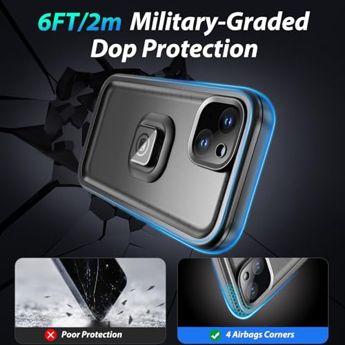 SPORTLINK Bike Phone Holder for iPhone 15 - Motorcycle Phone Mount [Aluminium][360° Rotatable][1s Quick Release][IP68 Waterproof] Bicycle Motorbike Handlebar Cell Phone Holder