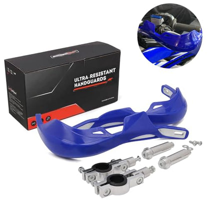 JFG RACING Dirtbike Handguards,7/8" and 1 1/8" Handle Bar Motorcycyle Hand Guards Accessories Universal for YZ YZF WR TTR 125 250 230 450 Electric Dirt Pit Bike ATV Motocross Enduro-Blue - color: blue