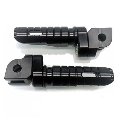 MZS Motorcycle Foot Pegs, Front Rider Footpegs Footrest Pedal Adjustable Black CNC Compatible with GSXR 600 750 GSX-R1000 GSX250R GSXS750 GSXS1000 GSXS1000F GSF1250 GSX650 SV650 SV1000 DL650 DL1000 - size: GSXR 600 750 GSX-R1000 GSX250R GSXS750 GSXS1000